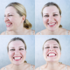 zahnseide welche wann wie oft zahnseidenkampagne probe lächeln fröhlich frau zähne